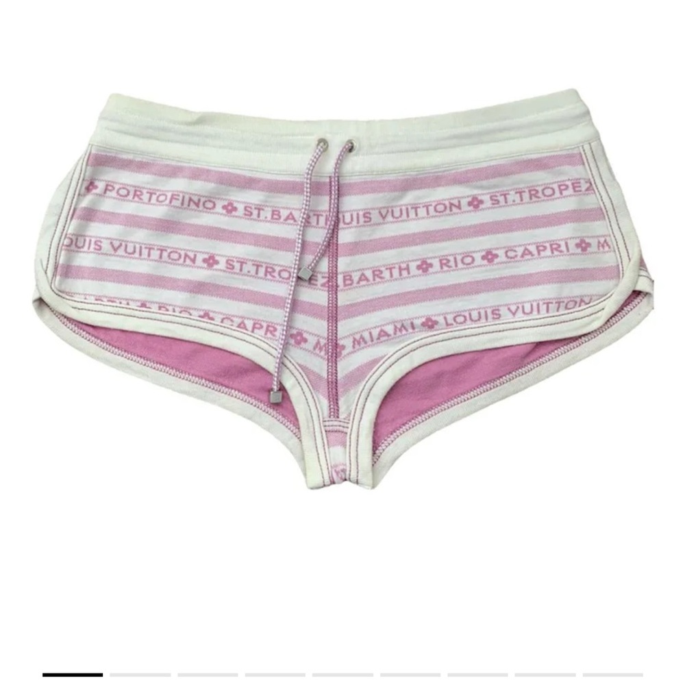 ISO LOUIS VUITTON PINK VINTAGE MINI SHORTS